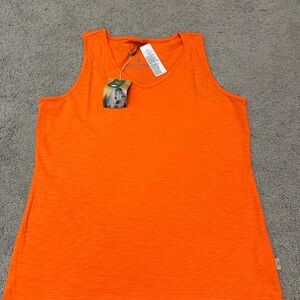 New with tags Royal Robbins Vibrant Orange Tank Top size large